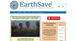 Desktop Screenshot of earthsave.org