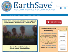 Tablet Screenshot of earthsave.org