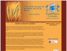 Tablet Screenshot of colorado.earthsave.org